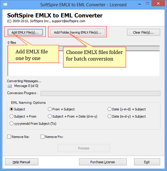 Software4Help EMLX to EML Converter