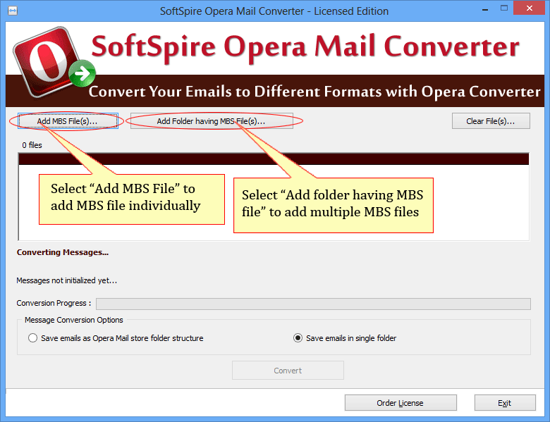 Software4Help Opera Mail Converter Screenshot