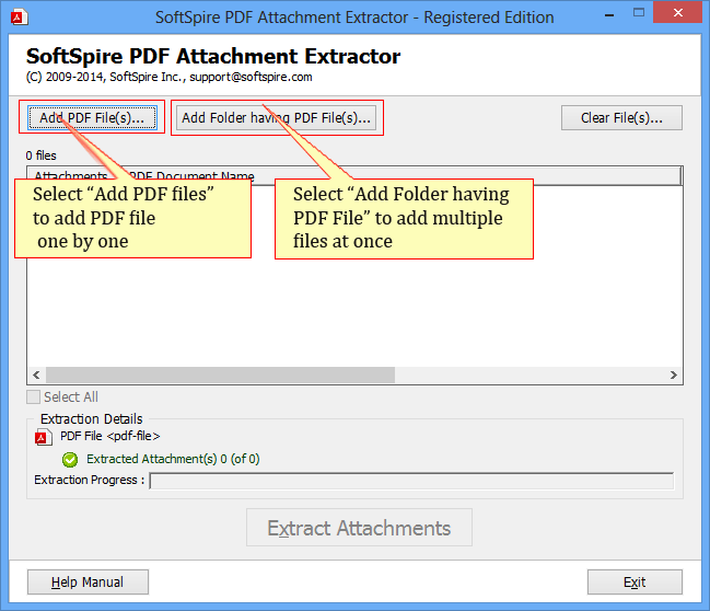 Software4Help PDF Attachment Extractor