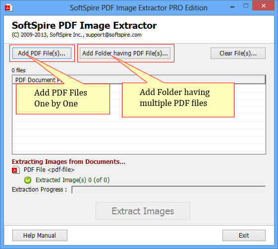 PDF Image Extractor screenshot