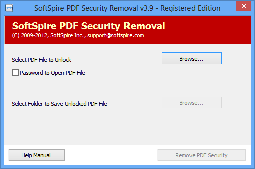 Software4Help PDF Security Removal