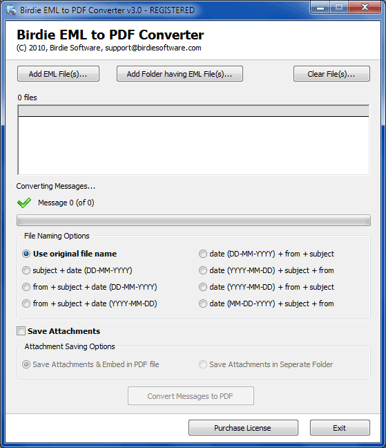 Software4Help EML to PDF Converter screenshot Software4Help EML to PDF Converter screenshot